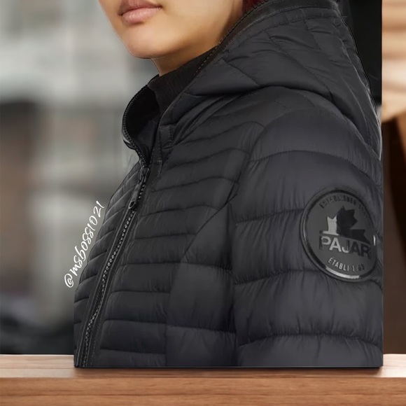 FREE MATCHING HAT Pajar Women’s Jacket Canada Down Parka Black Size: S BRAND NEW - Picture 2 of 7
